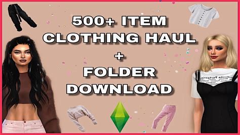 sims 4 designer clothes cc folder.